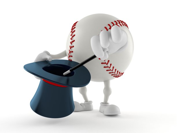 棒球角色与魔术帽图片下载