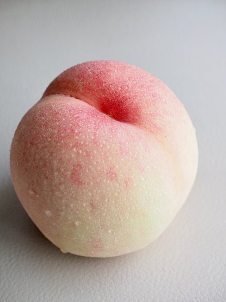 韩国新鲜有机水果桃子图片下载