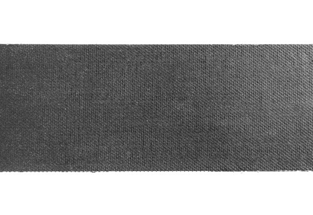 宽片黑色哑光布格夫胶带孤立的白色背景。图片下载