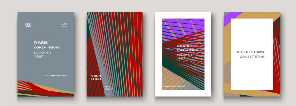 现代封面收藏设计。抽象复古90年代风格的彩色霓虹线条纹理。条纹背景趋势。未来的几何图案。设计演示文稿，印刷品，传单，名片图片下载