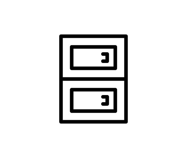 储物柜行图标图片下载