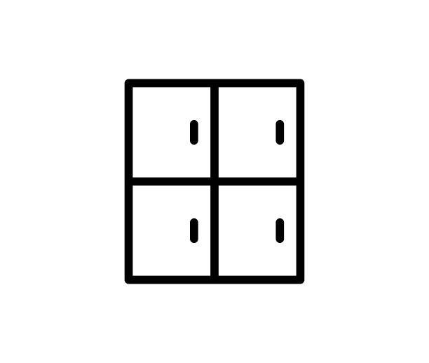 储物柜行图标图片下载