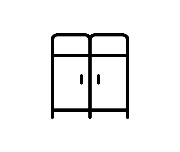 储物柜行图标图片下载