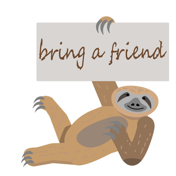 卡通英雄树懒躺在他的背部图片下载