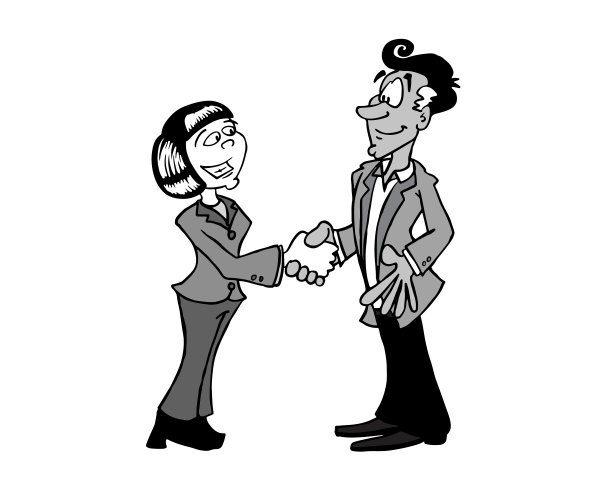 握手达成一致意见素材图片