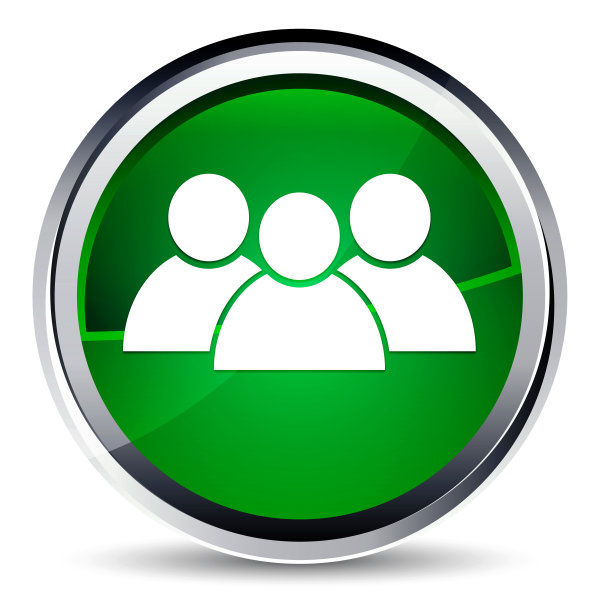 组图标绿色水圆形按钮图片下载