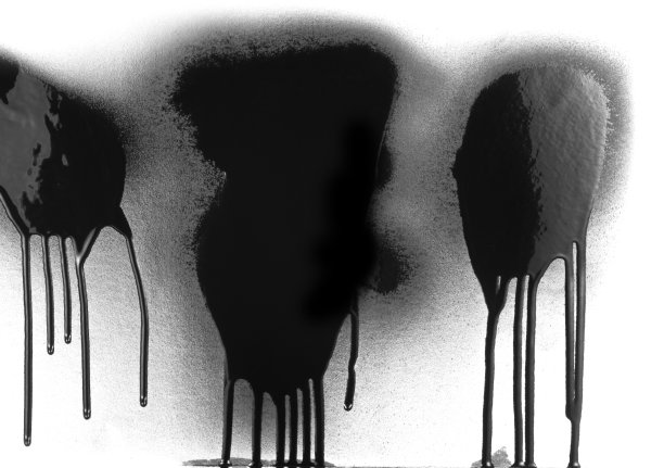 黑色喷漆或涂鸦设计元素孤立在白色上图片下载