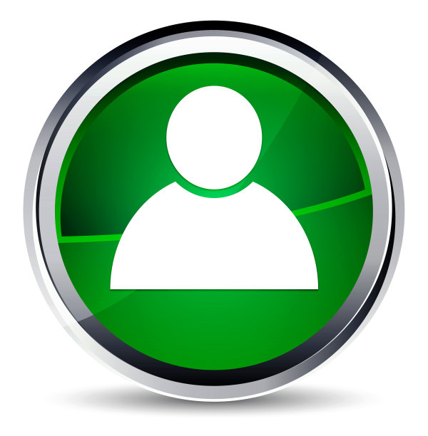 人图标水绿色圆形按钮图片下载