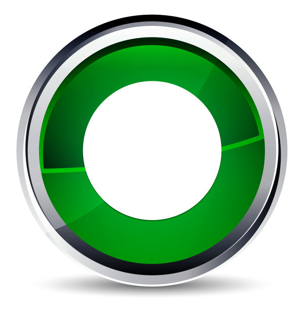 记录图标水绿色圆形按钮图片下载