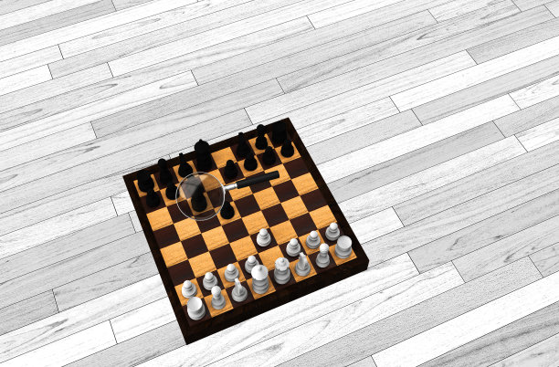 象棋游戏策略概念照片图片下载