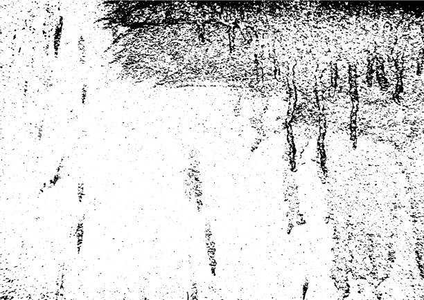 黑白垃圾城市纹理矢量与复制空间。抽象插图表面灰尘和粗糙肮脏的墙壁背景与空模板。危难或污垢和损害效果概念-矢量图片下载