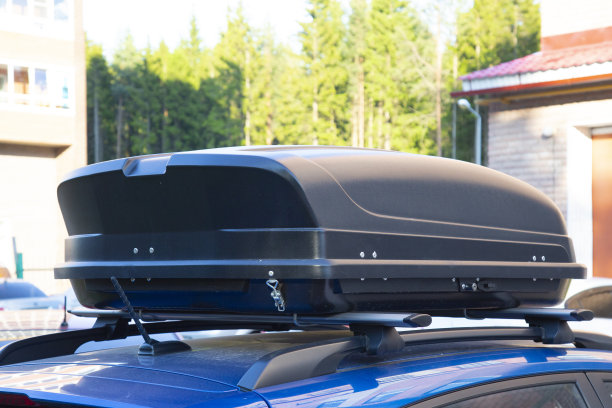 车顶上的行李箱。图片下载