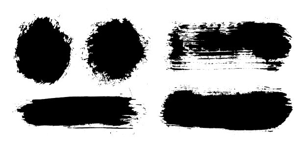 画笔描边。矢量画笔集。垃圾设计元素图片下载