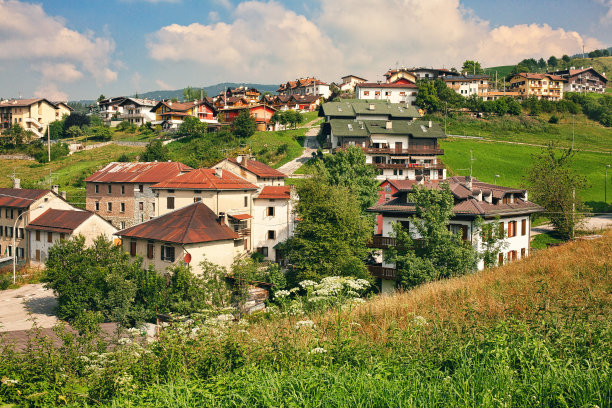 意大利维琴察的伽里奥全景。图片下载