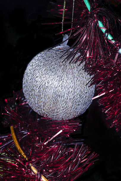 银色圣诞球，rod图片下载