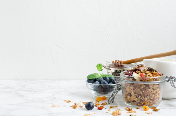 美味的自制燕麦图片下载