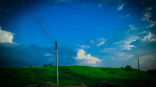 天空和山图片下载