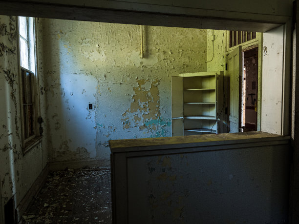 密歇根州特拉弗斯城的旧州立精神病院图片下载