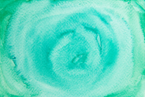 抽象绿色水彩颜料背景。图片下载