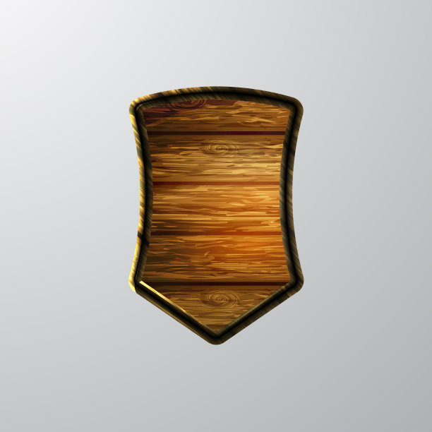 矢量现实的插图木制招牌图片下载