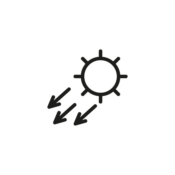 紫外线危险线图标图片下载