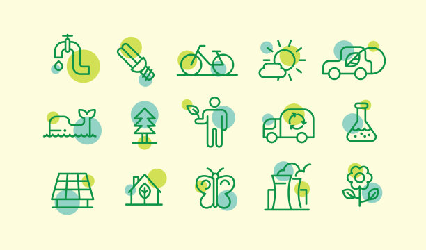 生态图标集。图片下载
