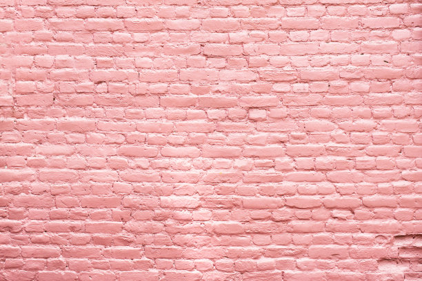 复古风格的粉红色砖墙背景图片下载