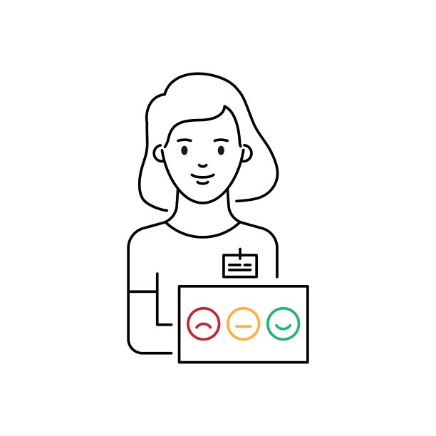 评价你的经验矢量插图大纲风格图片下载