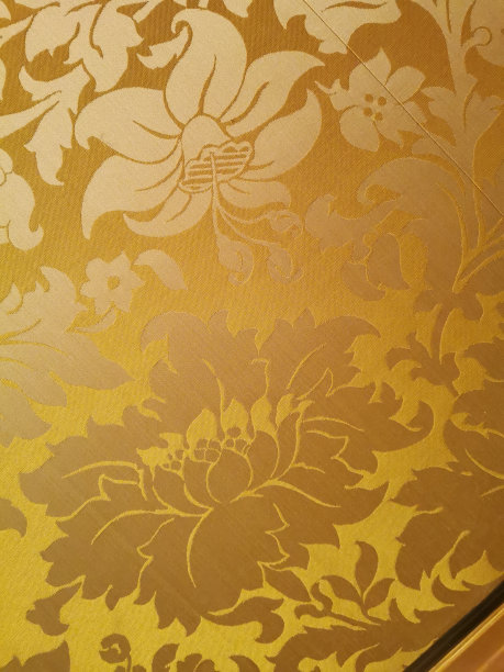 黄色的刺绣图片下载