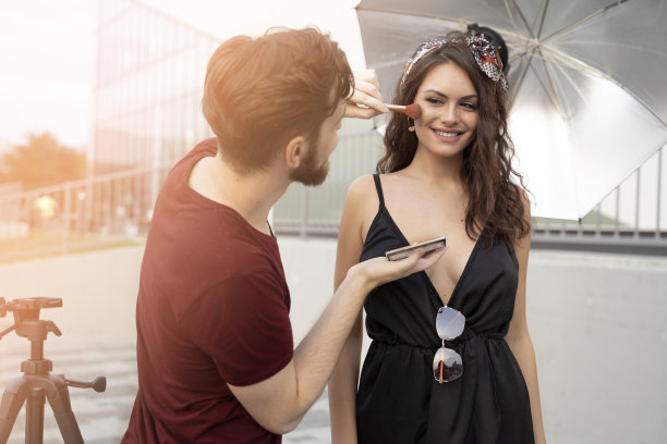 照片集造型师化妆漂亮的女孩模特图片下载