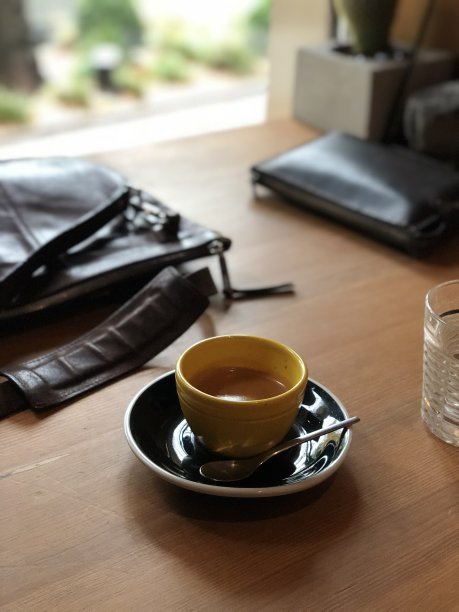 咖啡店里的浓缩咖啡图片下载