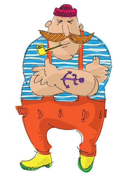 一个海狼水手。图片下载