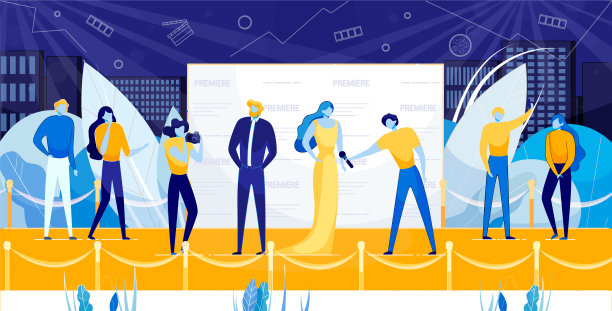 名人走在电影节上，摆姿势。图片下载