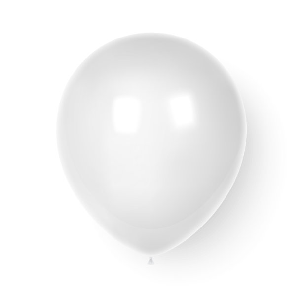 3d逼真彩色气球。生日气球派对和庆祝活动。孤立在白色背景上。矢量图图片下载