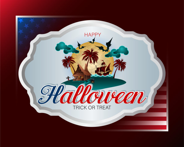 秋天，美国万圣节的庆祝活动图片下载