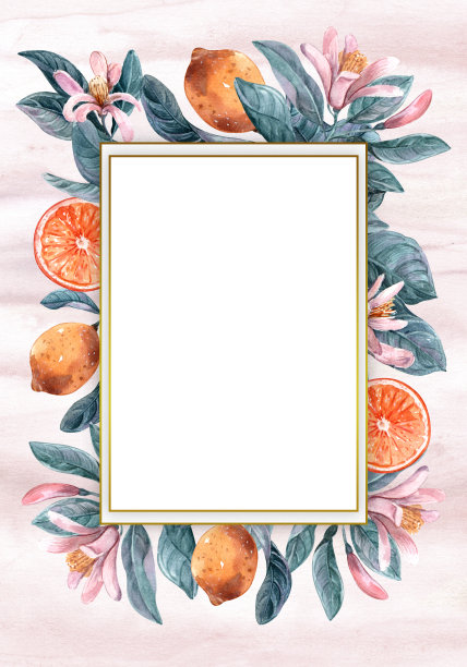 花插图，叶和芽。植物图片下载