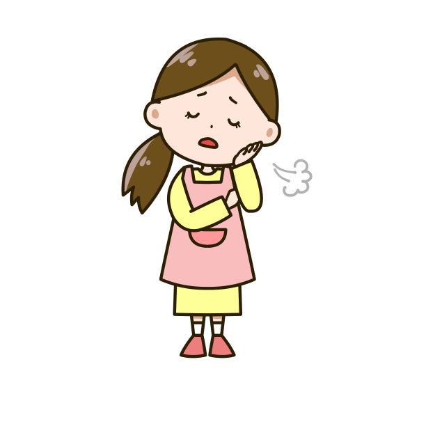 一个令人厌恶的女人的插图图片下载