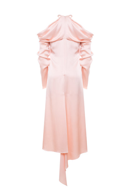 女性的时装孤立在白色背景下，看不见人体模型图片下载