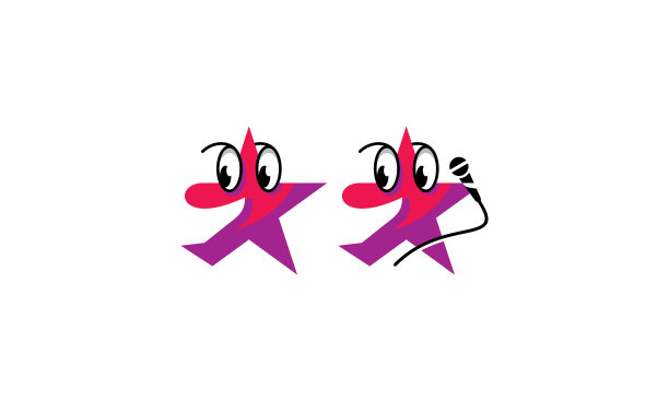 明星歌手图标矢量图片下载