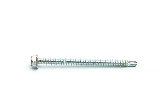 螺丝螺母，铆钉隔离白色。——图片图片下载