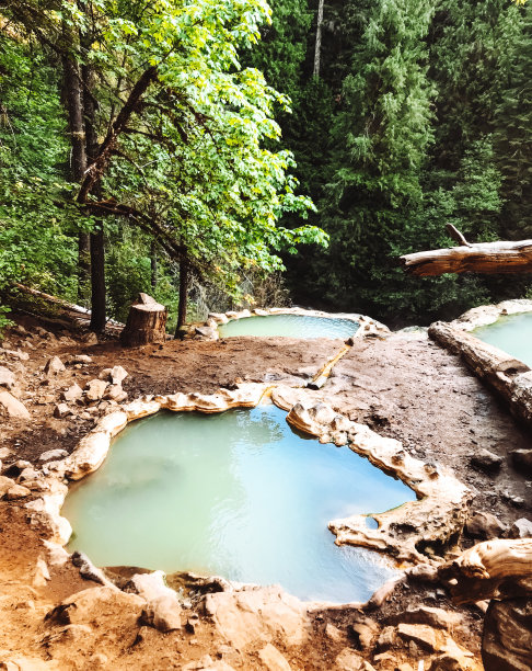 俄勒冈州的温泉图片下载