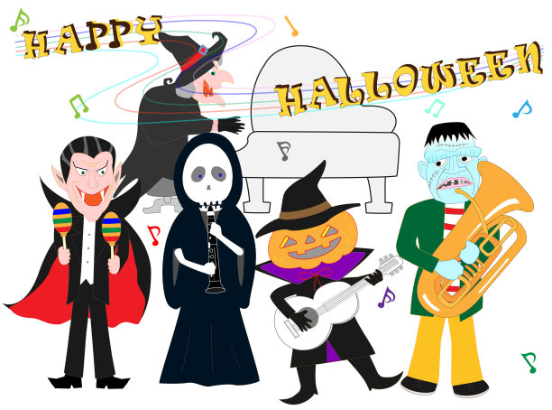 万圣节的音乐图片下载