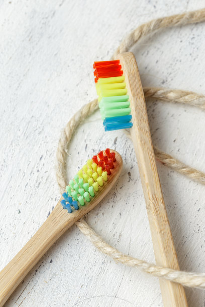 骄傲竹彩虹毛牙刷图片下载