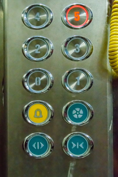 住宅楼现代电梯按钮图片下载