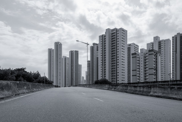 从Via Mangue高架桥看到的Boa Viagem建筑图片下载