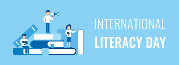 国际扫盲日横向插图图片下载
