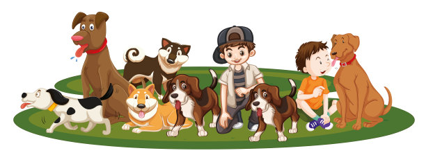 与动物隔离的儿童图片下载