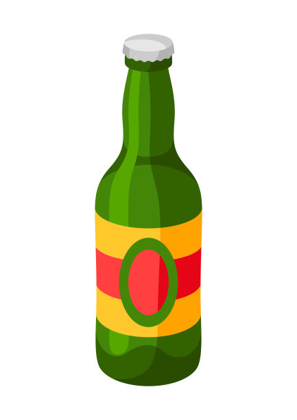 绿色带盖玻璃瓶。图片下载