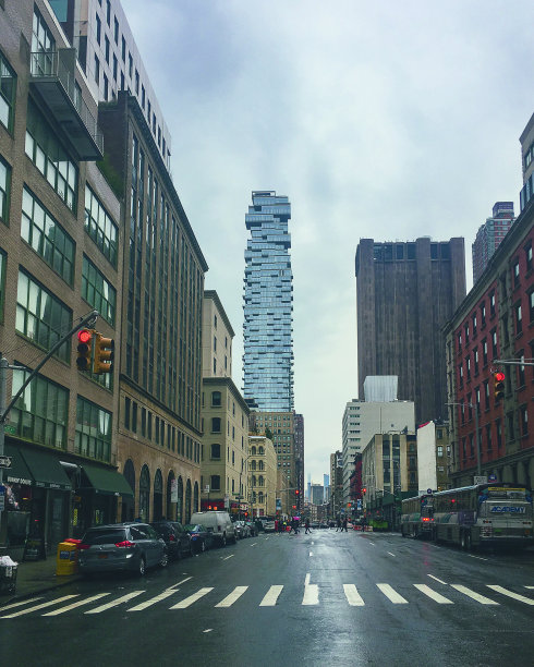 翠贝卡地区教堂街景图片下载