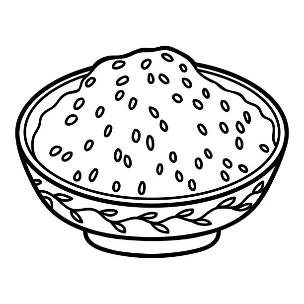 涂色书，蒸饭碗图片下载